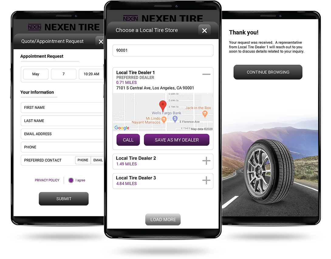 Nexen Mobile/Phone app